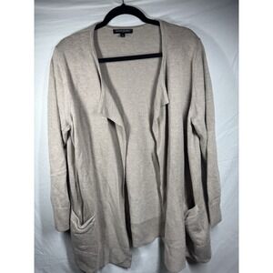 Banana Republic Open Front women's cardigan sweater Tan Size  large